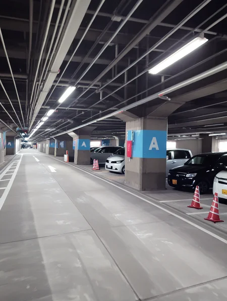 masterpiece,best quality,newest,
<lora:mpl_ilxl_v1.1>,
m_p_l,car,ground vehicle,road sign,traffic cone,vanishing point,high ceiling,