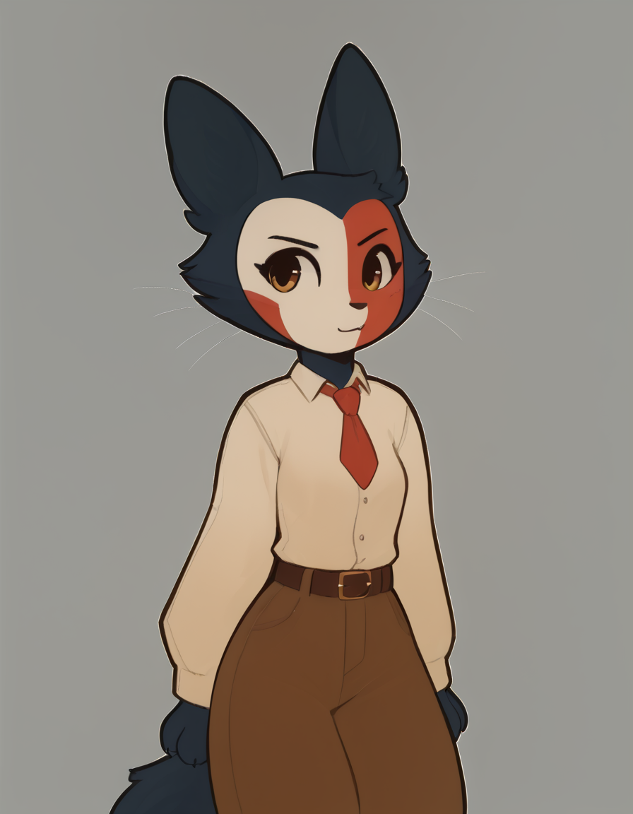 <lora:Shepher_paynama:1> payanumashepherd, furry female, tail, animal ears, furry, body fur, score_9, score_8_up, score_7_up, score_6_up, score_5_up, score_4_up,  lazypos, lazyup,, <lora:The-Minuscule-Task_PDXL_v1.0:0.6> <lora:PDXL_artist_tags_v2_big:0.5> by remanedur,<lora:JayrnskiStyle:1> JayrnskiStyle, source_furry, toony, outline, white outline,