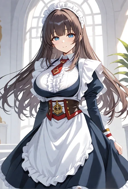 <lora:curacoa_XL_pony_v1:1>curacoa (azur lane), maid,, BREAK score_9, score_8_up, score_7_up, BREAK  source_anime, best quality, masterpiece,uncensored,  <lora:Hyper-SDXL-4steps-lora:1>, zPDXL