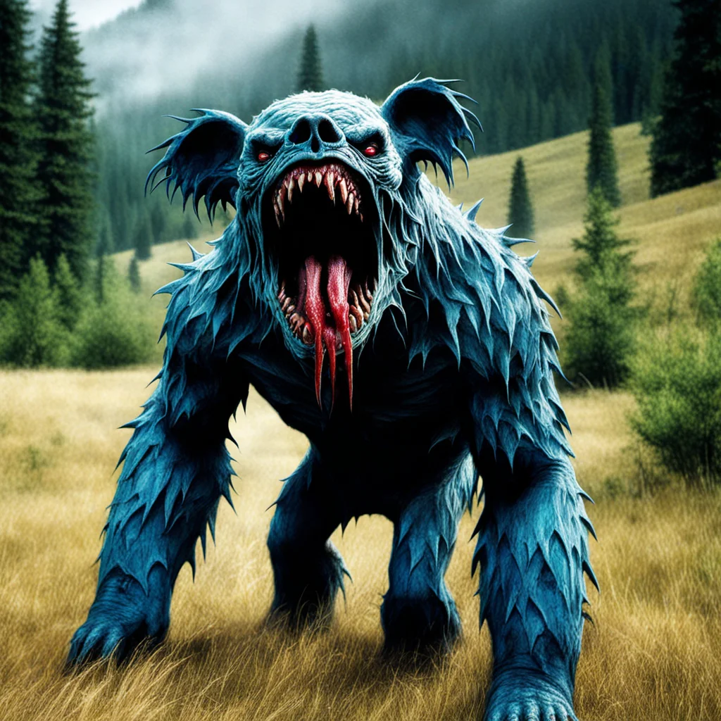 <lora:fx-monsters-xl-mrey-nocap:1> screaming creature