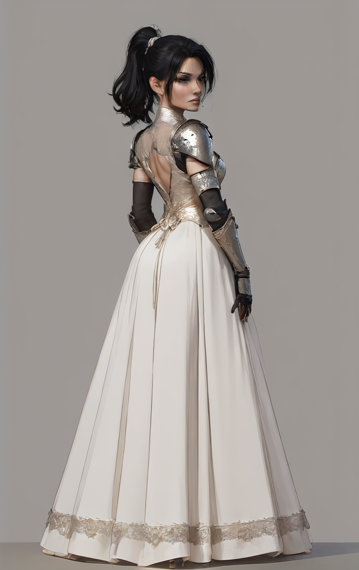 score_9, score_8_up, score_7_up, score_6_up, score_5_up, score_4_up,
 <lora:OverDesignedGirls:.7>
1 girl, dress, armor, ninja