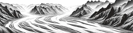 Create a highly detailed,technical drawing of the Yellow river of China,emphasizing precision and complexity in its design,The view should be panoramic,with focus on structural details and textural elements,similar to a technical schematic or a data visualization diagram,masterpiece,high quality,bigc,digital engraving,crazy detail,8k,(cash green),Diagonal lines are highlighted throughout the picture,<lora:aki-000004:1>,