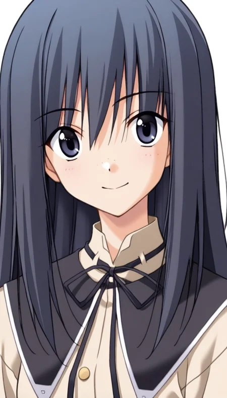 1girl,
ayumu,memories off 4,long sleeves hamasaki uniform,longayumu,
white background,simple background,upper body,solo,looking at viewer,smile,looking at viewer,
masterpiece,best quality,newest,absurdres,safe,<lora:MemoriesOff4AIOK:0.8>,