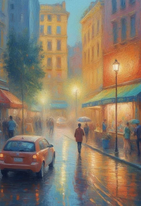 Strokes, dots, fine lines create a perfect, harmonious work of art. lively.
best quality, ultra-detailed, very aesthetic, illustration, perfect composition, intricate details, absurd, atmospheric lighting, streaks of light, vibrant colors, very detailed, midjourneyv6.1, detail background, perfection, impressionist painting