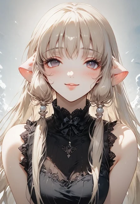 score_9, score_8_up, score_7_up,BREAK,
smile,1girl,solo,
Chobits,Chii,Small mouth, shy,
edgSexyAttire, long hair,turtleneck, bare shoulders, sleeveless, lips,wearing edgSexyAttire,clothing cutout,sexy_attire
,Expressiveh,