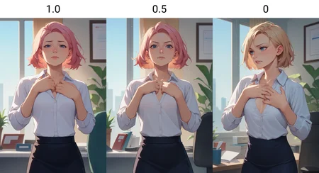 score_9, score_8_up, score_7_up, handfixer, <lora:HandFixer_pdxl_Incrs_v1:1.0>, 1girl, skirt, shirt, office, hand on own chest, solo,