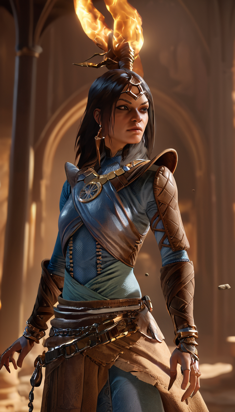 Cinematic scene, hero view, d4s sorceress, action pose, detailed background, masterpiece, best quality, high quality, absurdres <lora:diablo_4_sorceress_xl_v3:1>, Photorealistic, Hyperrealistic, Hyperdetailed, analog style, detailed skin, matte skin, soft lighting, subsurface scattering, realistic, heavy shadow, masterpiece, best quality, ultra realistic, 8k, golden ratio, Intricate, High Detail, film photography, soft focus