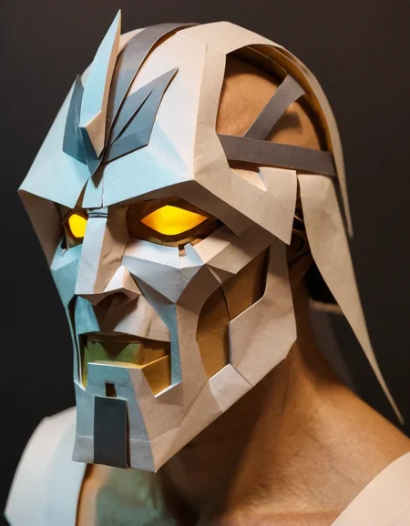 made out of ral-ppr, papercraft, paper, Male, <lora:ral-ppr-sdxl:0.7>, fine polished, advanced cinematic perfect light, detailed, highly decorated, modified, highly detail, original, fine detail, luxurious, intense, highly complex