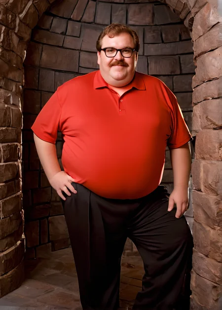 Photo of Phil Pyro, posing in a wizards tower, holding an ice doughnut with a hole in the middle at waist height, (detailed, ultra-detailed body:1.1),best quality,photo-realistic,highly detailed,absurdres,cinematic lighting,hyper-realistic,sharp focus,32k resolution,detailxl,SimplePositiveXLv2,