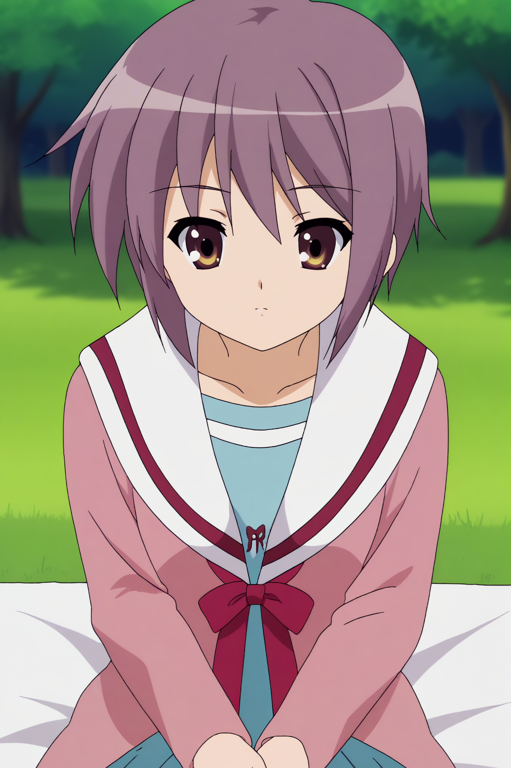Yuki Nagato <lora:suzumiya_haruhi_no_yuuutsu-Yuki_Nagato-PDXL:0.8>