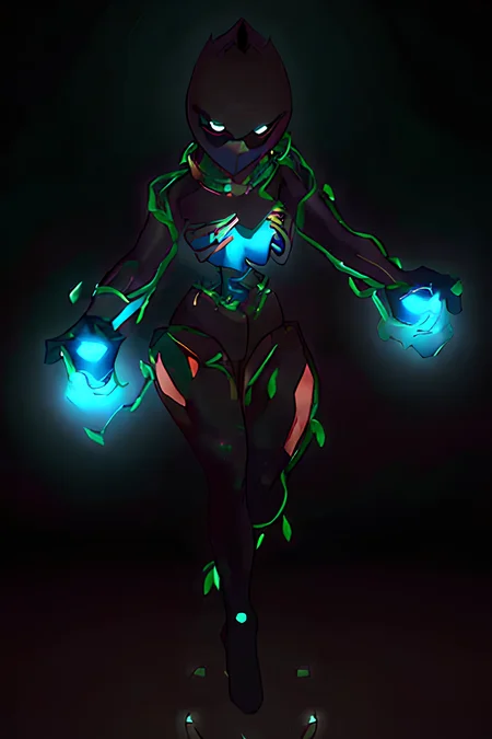 <lora:NatureVRMv15:1.1> 8k unity render, ballet movement, full body shot, looking at viewer, (detail background, futuristic laboratory), HDR,  realistic, glowing lights swirling, heavy shadows, detailed, detailed face, (vibrant, photo realistic, realistic, dramatic, dark, sharp focus, 8k) <lora:LightningvfxCreateMore_v1:1> <lora:epiNoiseoffset_v2:1.5>
