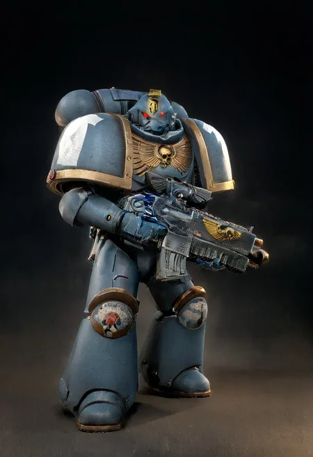 Absurdres, score_9_up, Source: Warhammer40K, Spacewolves Astartes chapter space marines wielding bolter guns, gray power armor with fur trim and astartes helmets, wolf motifs, (masterpiece), best quality, expressive eyes, perfect face, 1, space marine, Painstaking Attention To Details, 1990s \(style\), Vintage, Vintage comic book cover of White Dwarf Tabletop Adventures, project unreal engine, volumetric lighting, perfect anatomy, perfect hands, detailed_eye_model, black background, graffiti, blgstyle, ImperialF40k, <lora:PeopleCountSliderLoRAv1:2.0>, <lora:756af36b-d5fa-496f-b9a1-088c62f0c527:0.7>, <lora:6f3a2b85-aa03-4ab1-9f9a-e816ad4b1121:0.7>, <lora:cf26021c-0e88-4b06-9329-8702e6590716:0.7>, <lora:_raging_flames:0.7>, <lora:warhammerAdeptus_v1:0.7>, <lora:e6084b5e-a05d-475d-8afe-925ae03a434b:2.0>, <lora:b8dcc527-1d03-4fe2-ab9e-341ce407290f:0.7>, , , ,