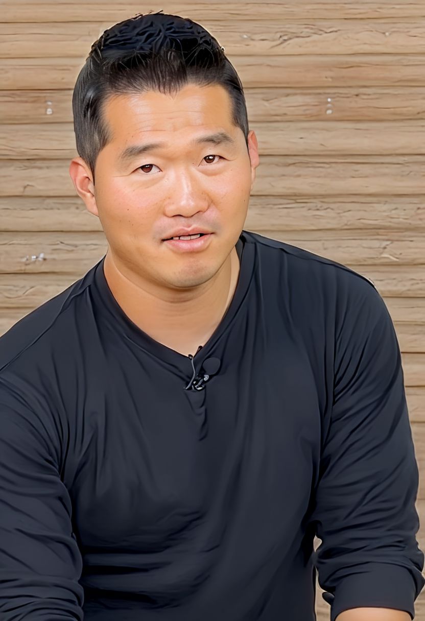 (((htkangface))), daddy,  natural face expression, (((detailed HtKangface))), fixed htKangface Photorealistic, realistic, masterpiece, intricate details, detailed background, depth of field, photo of a handsome, dynamic pose, natural face expression, (((looking at viewer))), high detail, high quality, male focus,  ((black shirt)), ((jeans)), ((confident))