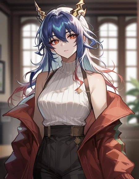 score_9, score_8_up, score_7_up, source_anime, solo, 1girl, blurred background, indoors, remsrar, Kigurumi, dragon, <lora:remsrar:0.9>