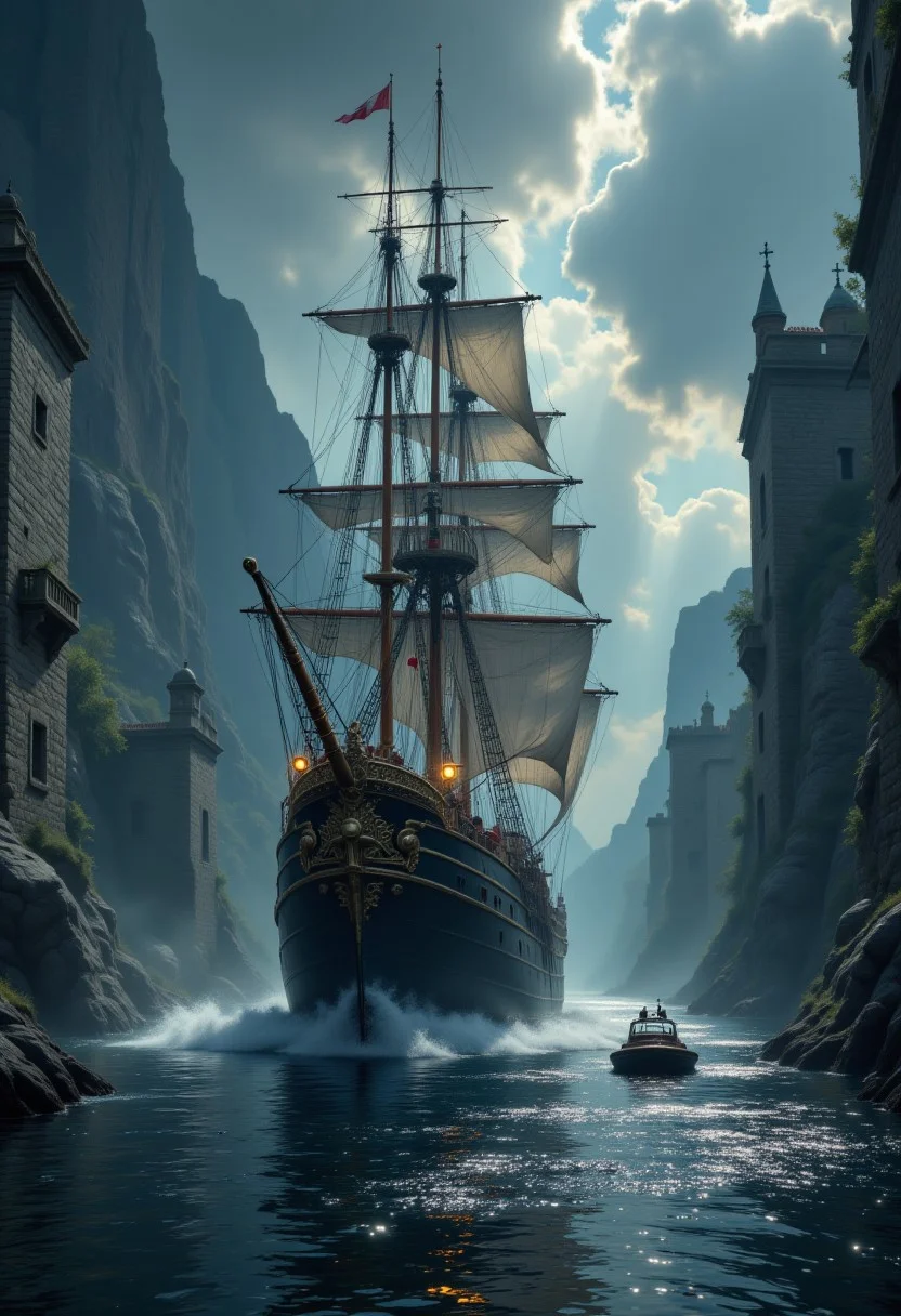 aidmafluxpro1.1, aidmaimageupgrader, a high quality digital image of an intricate I see a ship in the harbor
I can and shall obey
But if it wasn't for your misfortune
I'd be a heavenly person today