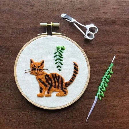 A kitten _embroidery15_