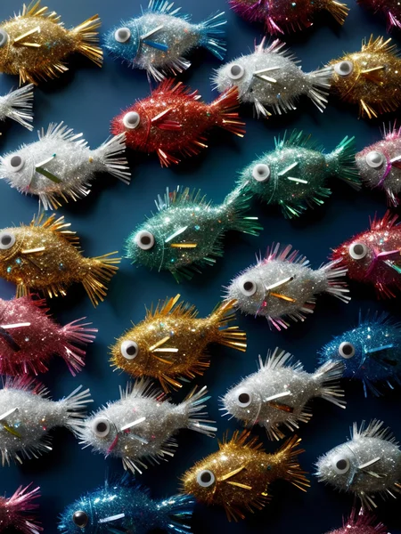 fish made of ral-tinsel <lora:ral-tinsel-sdxl:0.4>