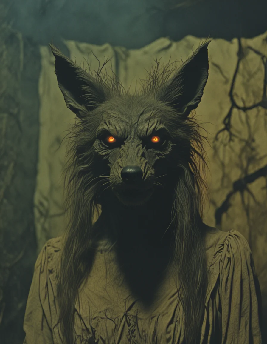 novuschroma werewolf in a witch's lair  <lora:116_novuschroma_1:1>, <lora:sdxl_lightning_8step_lora:1>