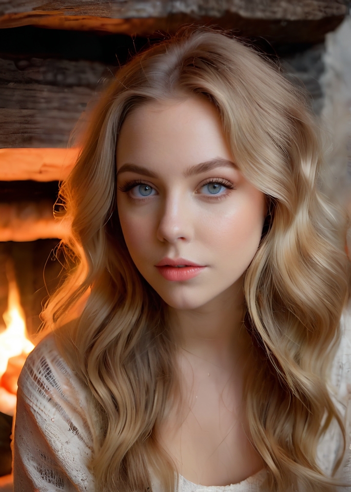 Photo of Ursula Kirsi, girl sitting in a witches hut making a broom, hanging herbs, fireplace, sigil on wall, <lora:PerfectEyesXL:0.5>, (detailed beautiful face, detailed, ultra-detailed body:1.1),best quality,photo-realistic,highly detailed,absurdres,cinematic lighting,hyper-realistic,sharp focus,32k resolution,detailxl,SimplePositiveXLv2,