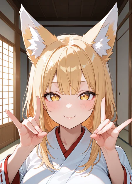 Fox hand sign | Fox hand gesture