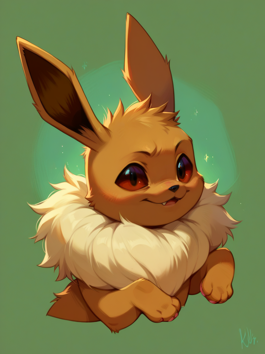 score_9, score_8_up, score_7_up, score_6_up, score_5_up,  <lora:kurtzXLP:1> kurtz, eevee,