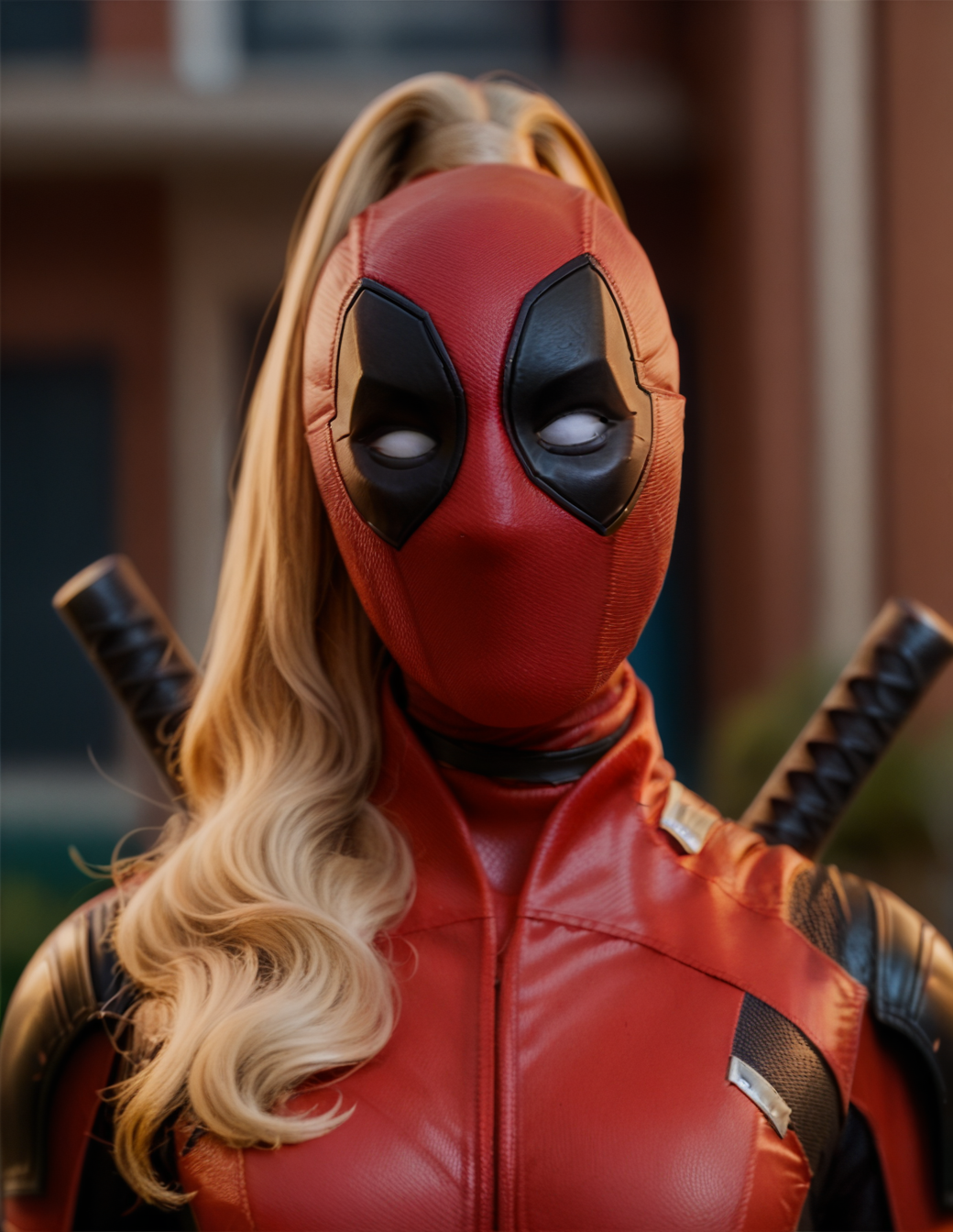 <lora:Lady_Deadpool:1.3> lady_deadpool, solo, masked, ponytail, score_9, score_8_up, score_7_up, score_6_up