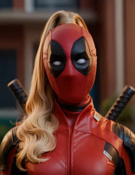 <lora:Lady_Deadpool:1.3> lady_deadpool, solo, masked, ponytail, score_9, score_8_up, score_7_up, score_6_up