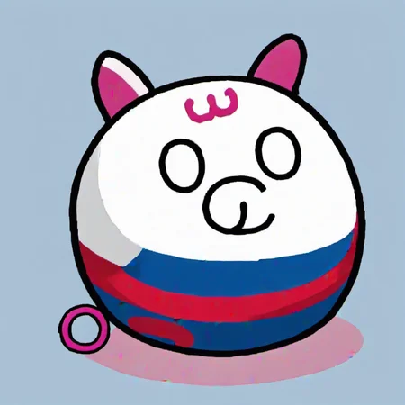 BOBO ball, cat,