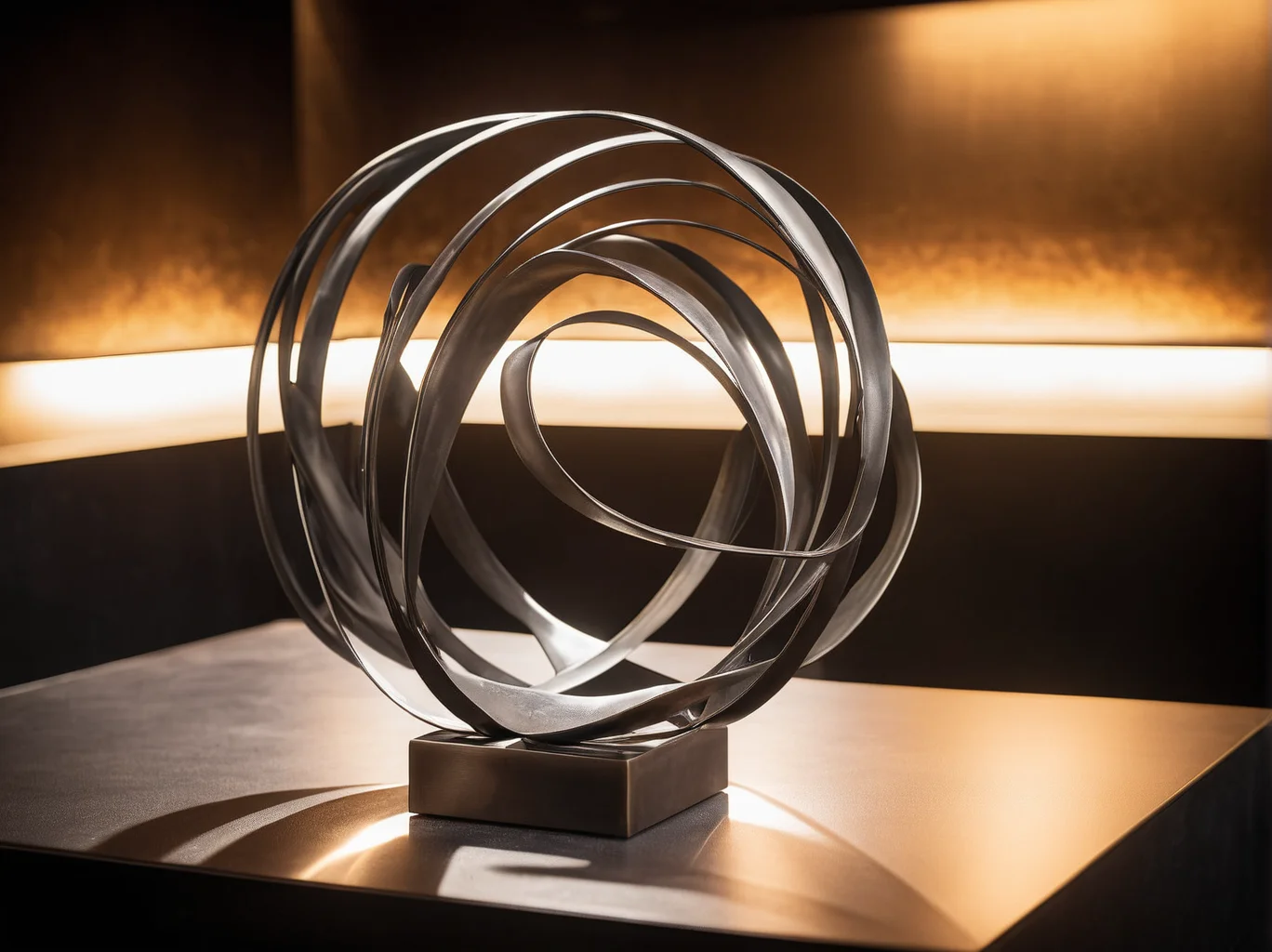 Professional photography of helfstyn iterior, metal sculpture, cinematic light, rimlight, dof, <lora:Helfstyn_XL:0.8>