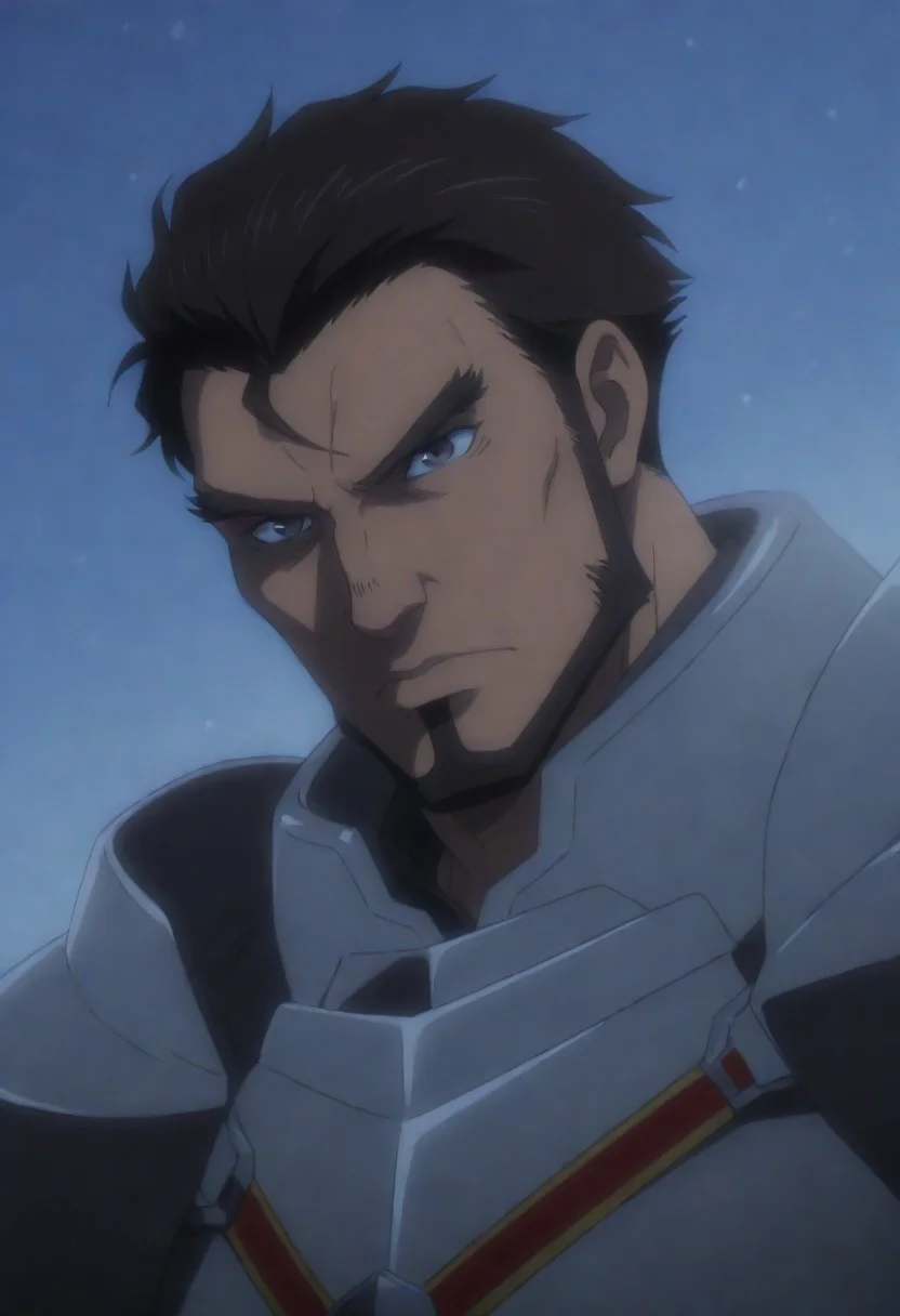 score_9, score_8_up, score_7_up, score_6_up, source_anime\(Overlord\), perfect anatomy, perfect proportions, best quality, masterpiece, high-resolution, high quality, aesthetic, absurdres, (male focus), solo male, Gazef Stronoff \(Overlord\), brownish black hair, short hair, sideburns, black eyes, facial hair, chinstrap beard, jawline beard, Warrior Captain Armor\(Overlord\), Gazef's Armor\(Overlord\), breastplate, shoulder armor, forearm armor, brown gloves, adult, mature, masculine, manly, handsome, charming, alluring, serious, upper body, dutch angle, shy, portrait, headshot, close-up, snow sky
<lora:EMS-432575-EMS:1.000000>