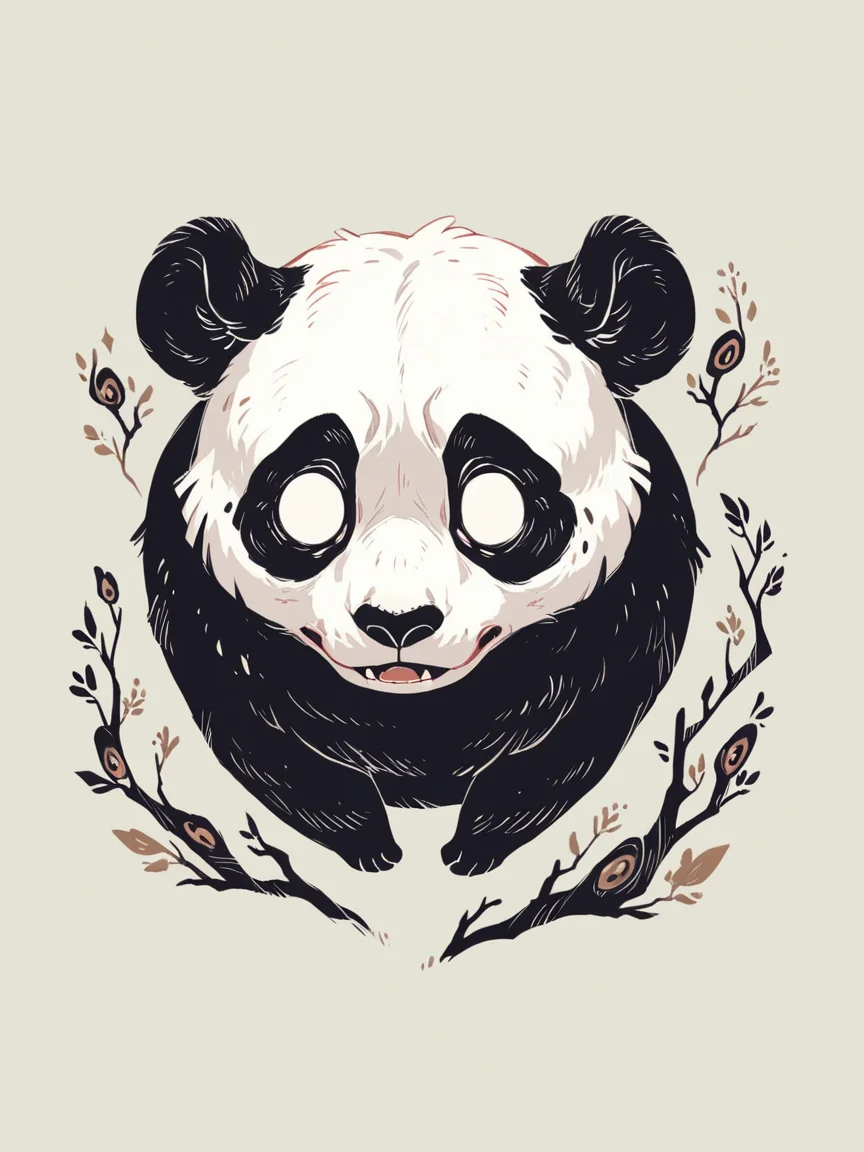 score_9, score_8_up, score_7_up, score_6_up, w00f, simple background, animal focus, panda, blank eyes,
<lora:w00fXLP:1>