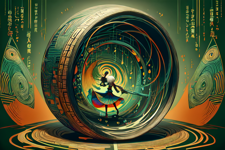 highly insanely detailed, masterpiece, top quality, best quality, highres, 4k, 8k, RAW photo, (very aesthetic, beautiful and aesthetic),  
(code_style,codestyle),traditional chinese text,english text,japanese text,(sympattern,geometric pattern),doodle pattern,Doodle,vibrant,colorful,vignette,geometric pattern wallpaper,symbolic patterns, 
<lora:CodeStyle (half generic class)_564920:1>, 
(1girl:1.3), 1other, 
pure black background,pure green background,pure orange background,(abstract colored background:1.4),âââ