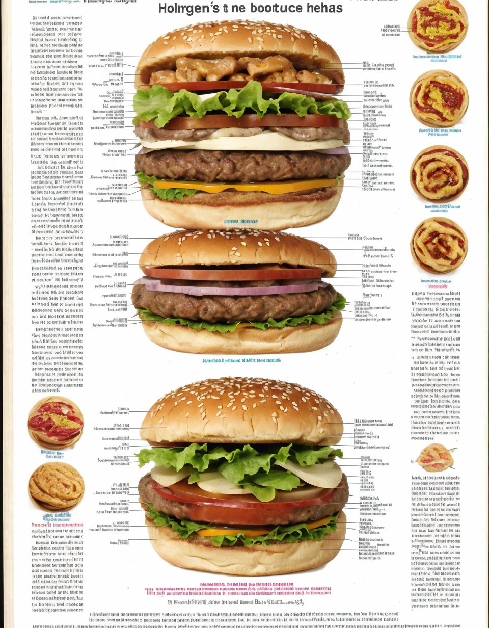hamburger w<lora:BoduMedical-06:1.1> bodumedical, text focus, no humans