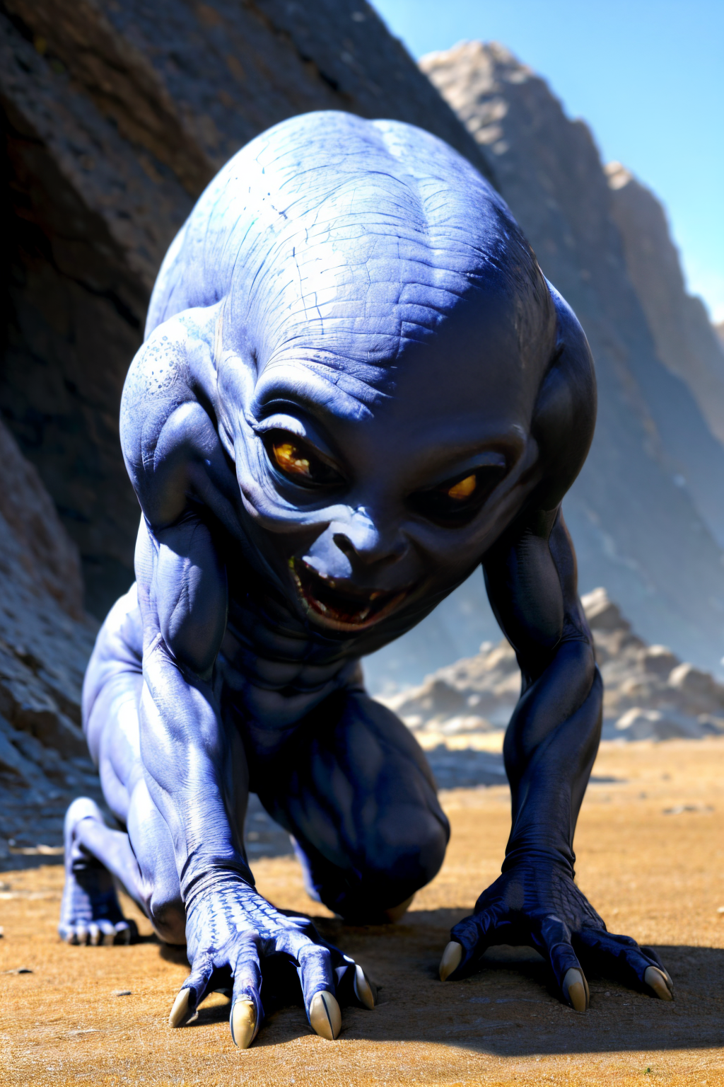 (Realisitc:1.5) alien woman monster <lora:EdobAlienMonsterFemale_v1.0:0.8>