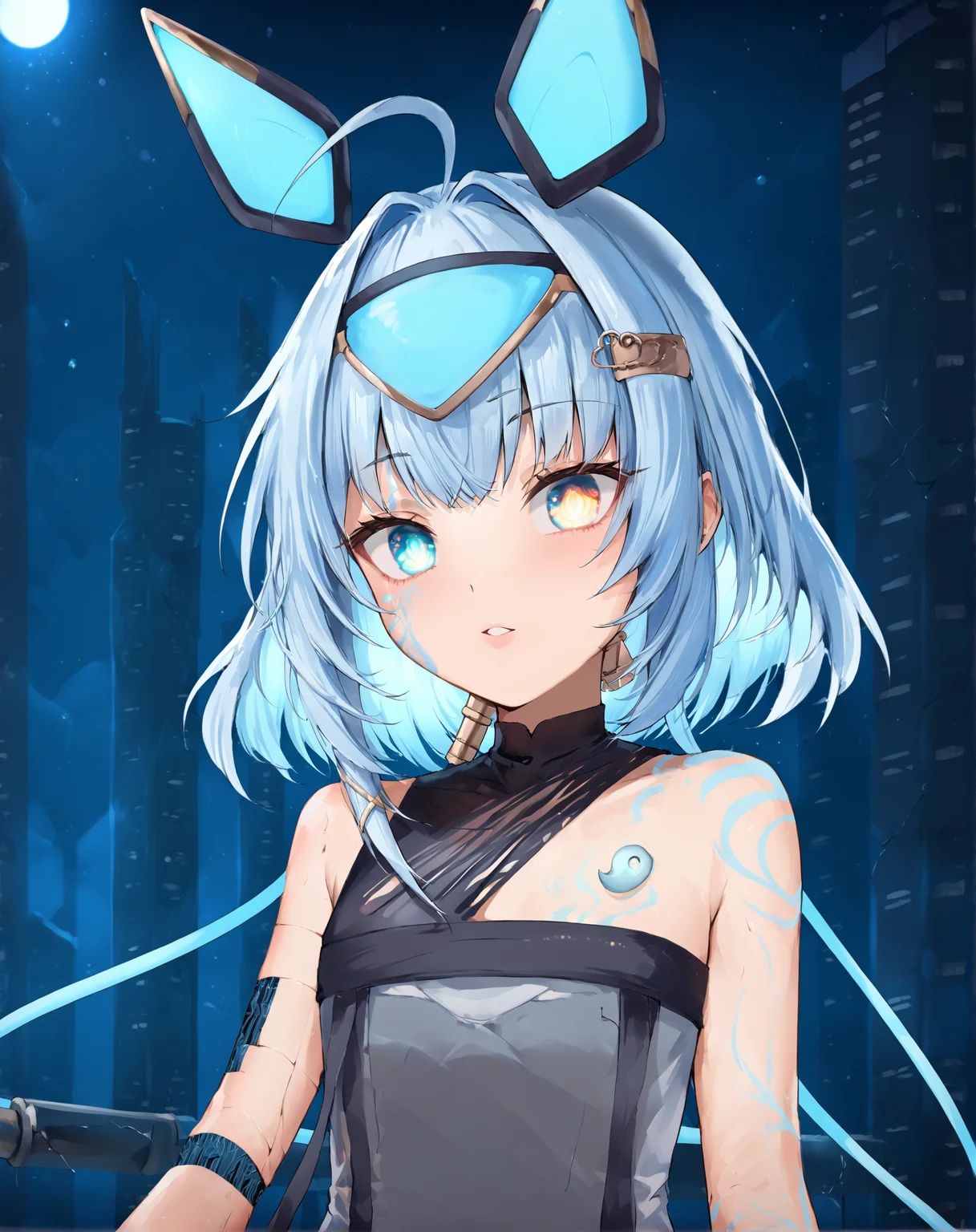 score_9, score_8_up, score_7_up, source_anime, anime, BREAK, best quality, very aesthetic, crisp image, absurdres, hotfiy, <lora:sayusincronisityponyXL:1>, 1girl, sayusincronisity, cracked skin, crack,