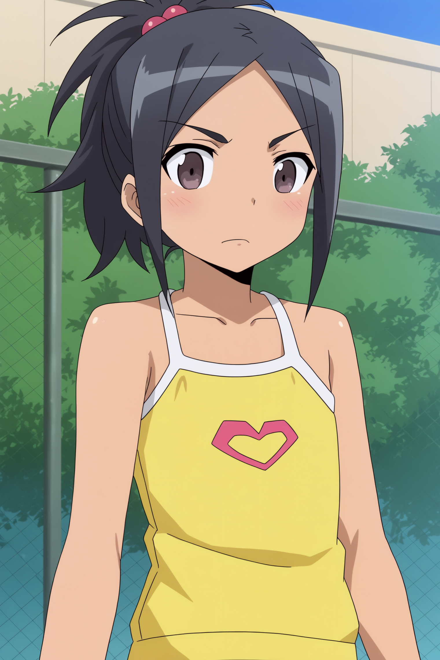 solo, anime coloring, Ria Hagry <lora:Oreimo-Ria_Hagry-PDXL:0.8>