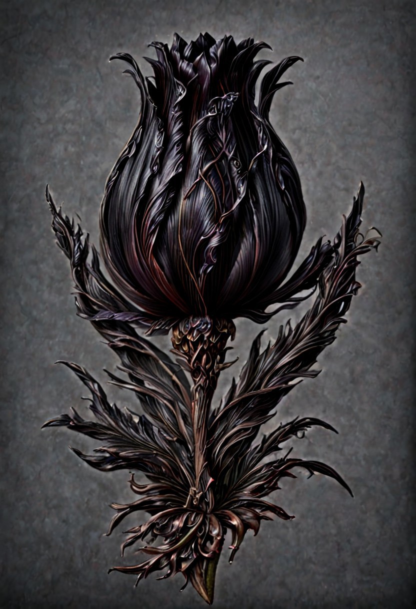 cg_darkscifi black tulip mm style flower ingrid-elias-style