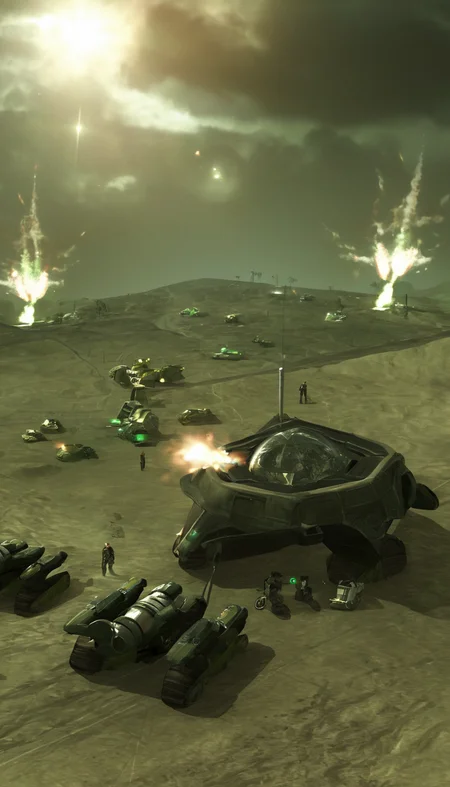 Cinematic scene, Command & Conquer, Scrin, Tiberium, sci-fi, detailed background, masterpiece, best quality, high quality, absurdres <lora:command_and_conquer_xl_v2:1>