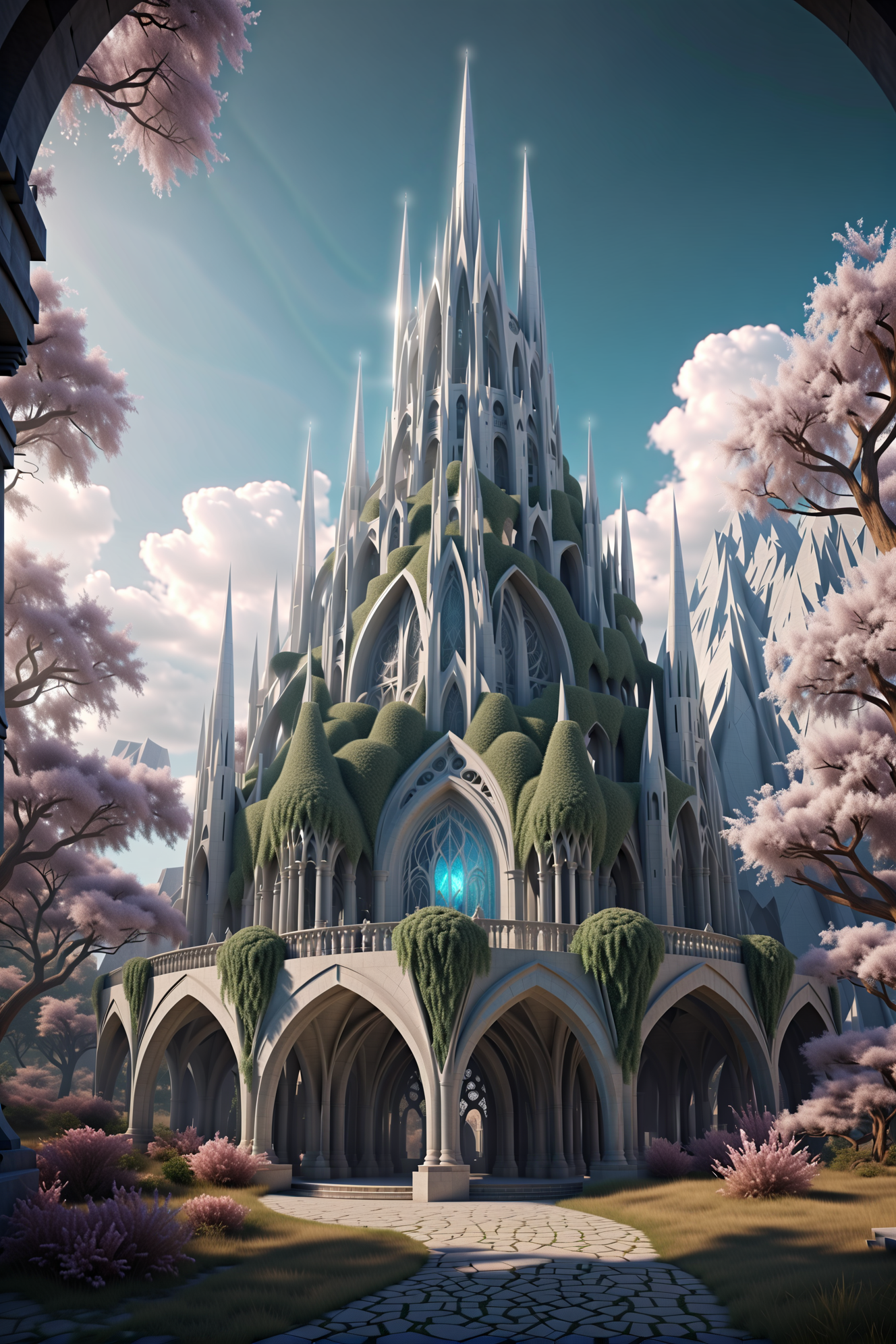 photograph, cinematic color grading, <lora:EnvyElvishArchitectureXL01:0.75> elvish architecture, fantasy, fantasy, modern art gallery in a techno-pessimist,Hyperborean fantasy topia at the beginning of time, masterpiece<lora:EnvyBetterHiresFixXL01:0:hr=1>