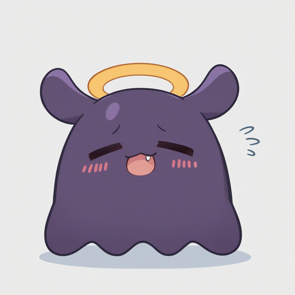score_9, score_8_up, source_anime, Takodachi, no humans, chibi, octopus, halo, closed eyes, :3, blush, fang, open mouth, simple background, white background, <lora:ChamTakodachiPonyXL:1>
