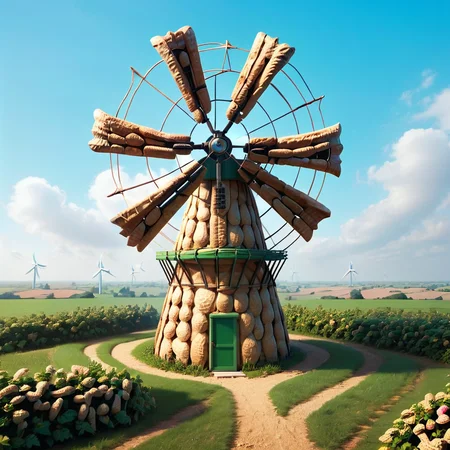 pnts<lora:pnts:1.25> windmill, wires,intuitive controls, moiré, slimy