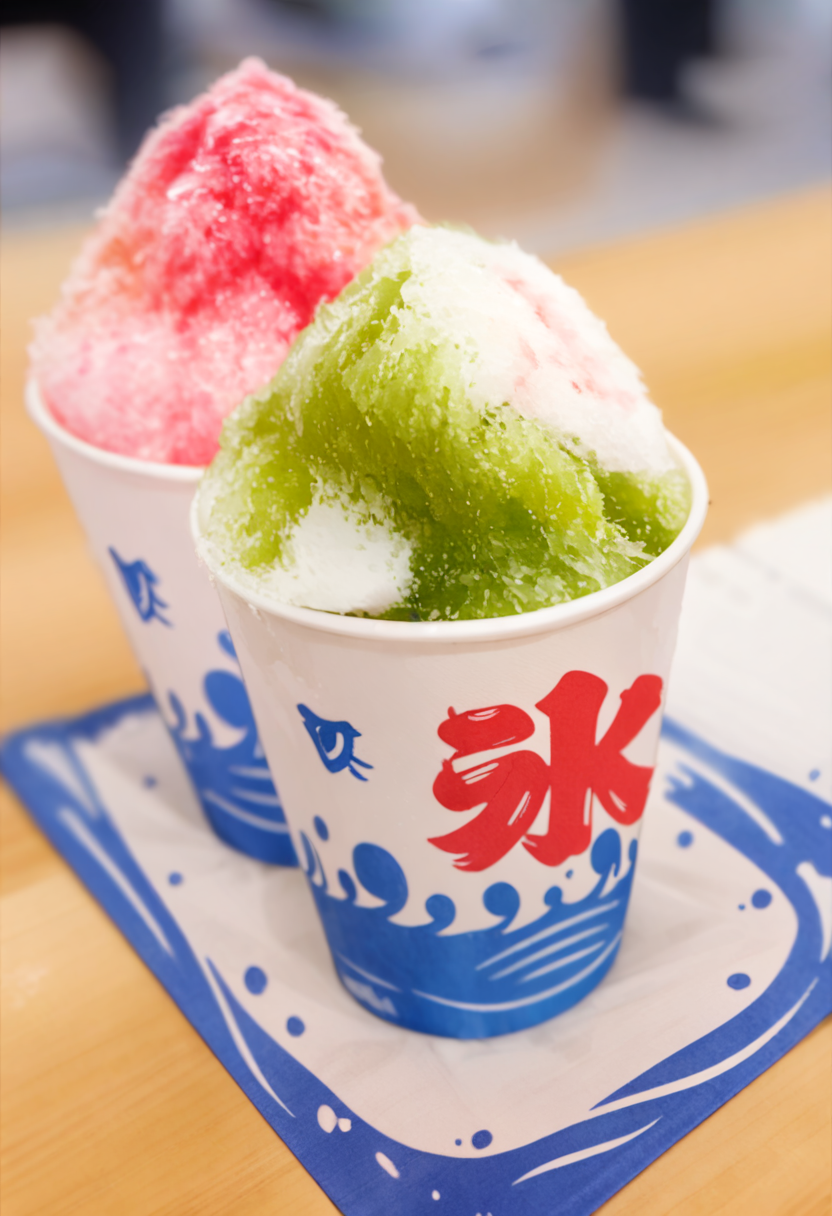 masterpiece, best quality, very aesthetic, absurdres,
kakikoori, kakikoori, kakikoori_red, no humans, food focus, food, cup, shaved ice, blurry, still life
 <lora:kakikoori_SDXL_V2:1>