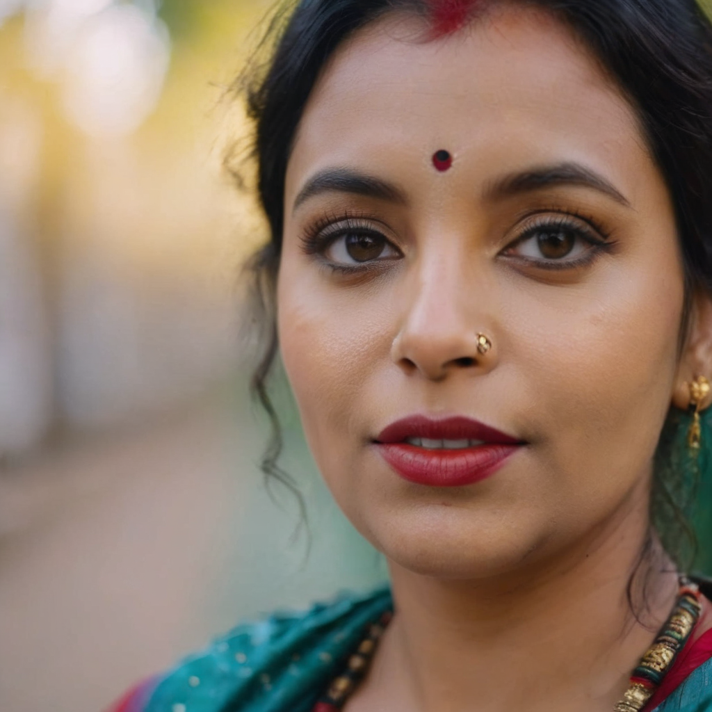 cinematic photo portrait of Ritu woman. 35mm photograph, film, bokeh, professional, 4k, highly detailed