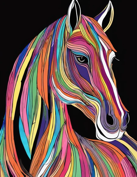 colorful, horse, simple background, black background, white outline, animal focus, LineWork, dramatic, romantic, progressive, elegant, intricate, highly detailed,,,, very inspirational, beautiful, delicate, composed, colorful, sharp, balance, artistic, illuminated, incredible, creative, positive, joyful, unique, loving, pure, attractive, emotional, majestic
<lora:LineWork-000005:1>