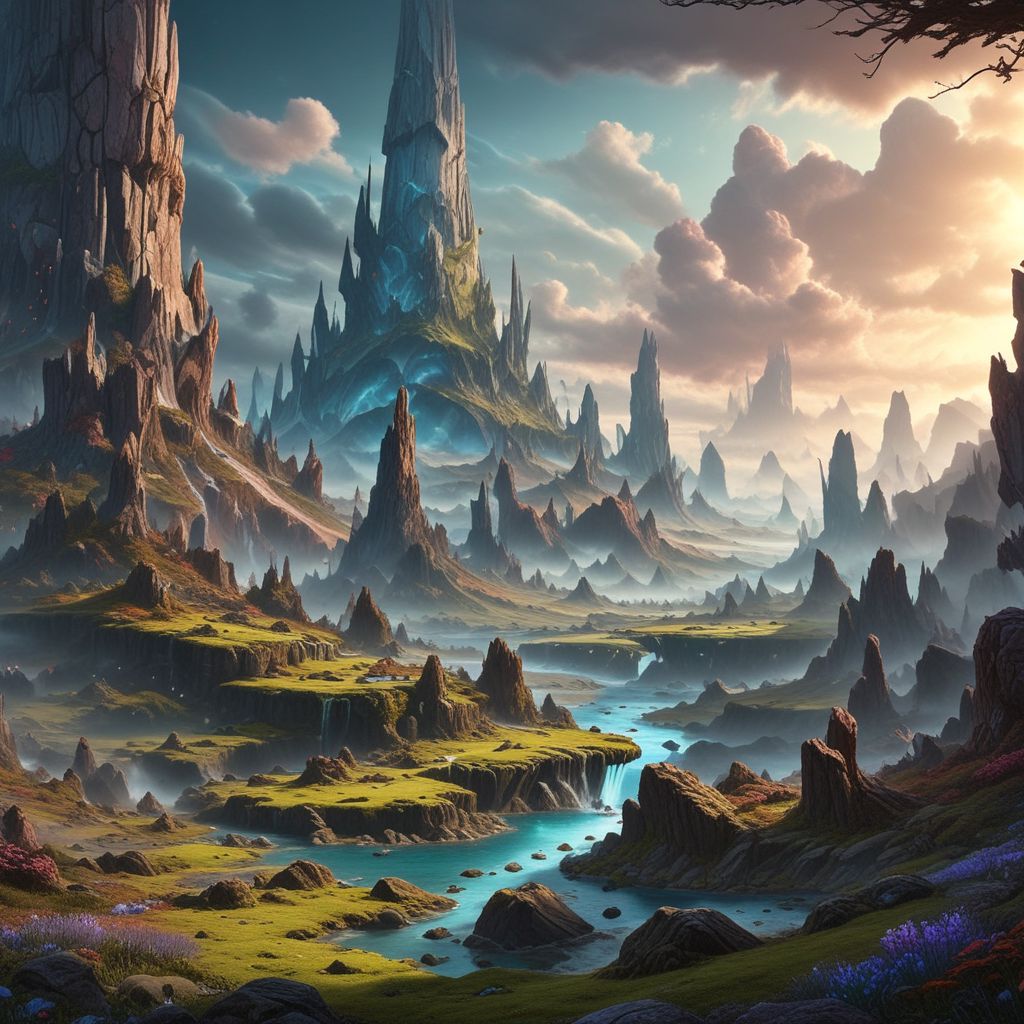 lumenarium, rwsurface, fantasy landscape