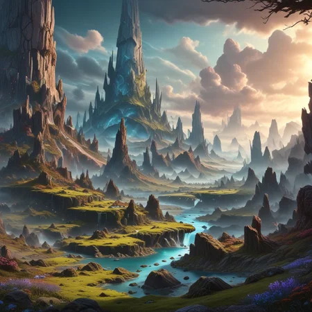lumenarium, rwsurface, fantasy landscape