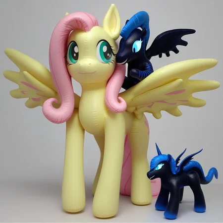 fluttershy dirlpinf, alicorn, irl
