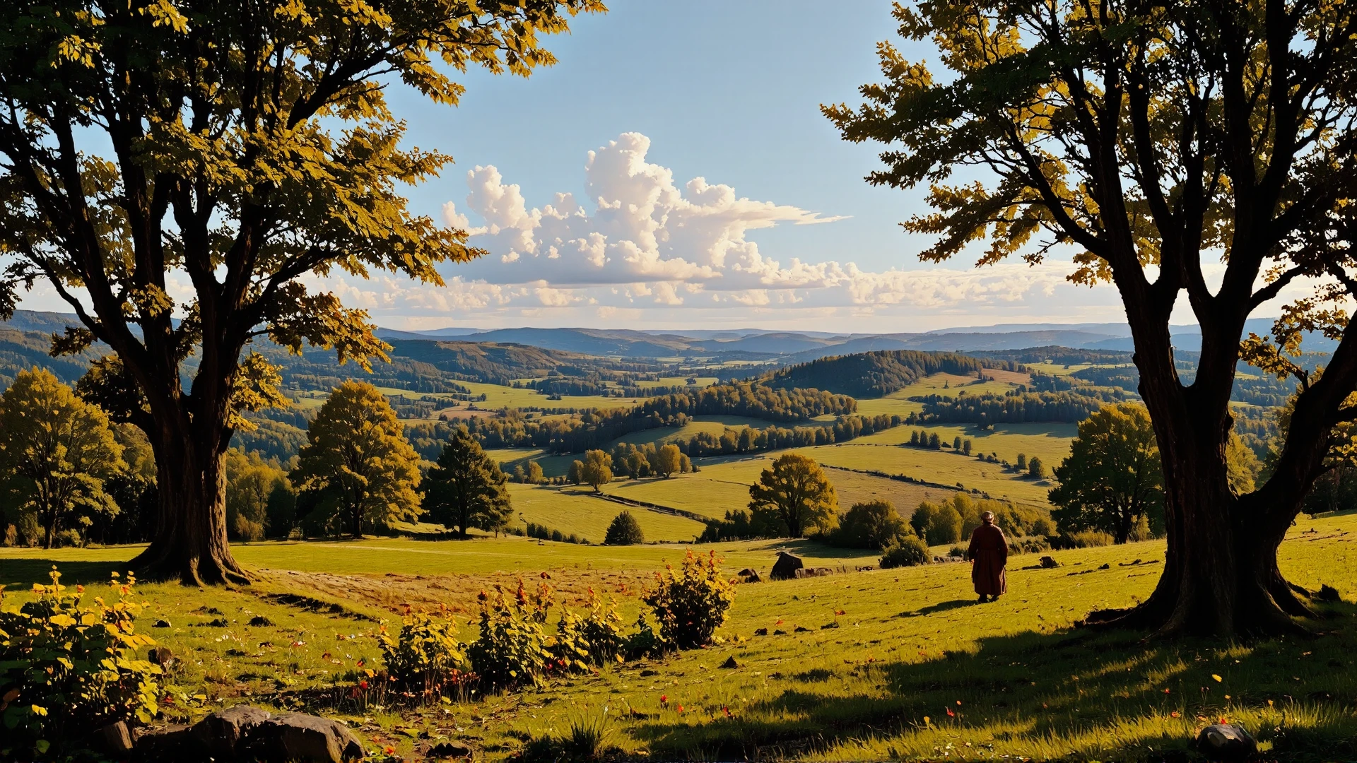 beautiful landscape, medieval peasant, multilayer paint splash style, <lora:Hand v2:1> <lora:Anti-Blur:1> <lora:Insane Detail Slider:0.5>   <lora:Flux.1_Turbo_Detailer:0.6>   <lora:flux-photo-transparent_Alpha_1.0:0.8> <lora:flux.1_lora_flyway_Epic-detail_v2:1>   <lora:Painterly01b_CE_FLUX_AIT:0.8> pntrlyCE_style