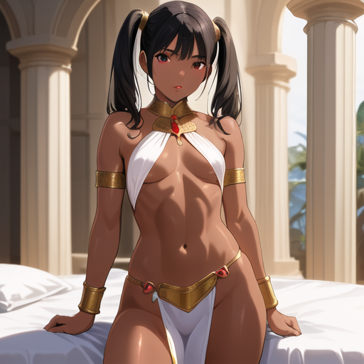 h4phut, on bed, nightgown, dakimakura (medium), body pillow cover