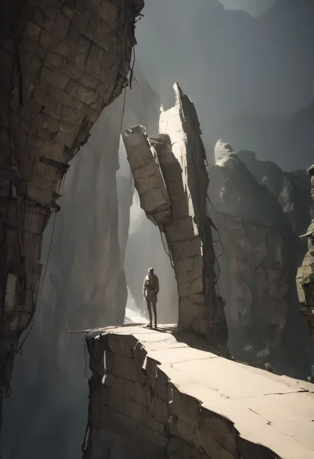 THE Great Wall:1.5,
(POV view , DOF, first people view from the entrance, low angle shot:1.4), 
Tibetan Himalayas, mist, Bhutan Architectural, stairs|bridge|path_settlement, 
(Ancient civilization, Alien Prometheus movie scene, dune movie scene:1.4), The colonial city of the future, in the Grand Canyon, on an unknown Earth-like planet, 2 moon on sky, Spaceship flight connects colonies, waterfulls, (Machu Picchu, a mountain settlement, incredibly spectacular:1.2), dark brown wooden housing, red columns, yellow walls, grey limestone and black granite, fountain, waterfall, landmark, square, path, narrow street,
(Large Files, Ultra Realistic, 8K, 16k, FHD, HD, VFX, Perfect, Photography, composition, Architecture Sales Photography, Architecture Competition, Ultra High Resolution, Cinematography, High Resolution Image:1.1), (dramatic lighting, direct sunlight, ray tracing, clear shadow:1.2),  (real landscape:1.1), (blurred background:1.0), (urban background, more_details) ,
great lighting, extremely detailed, extrusionbuilding, hillscastel, LW